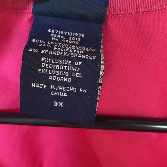 Basics Edition Woman Size 3X Pink Blouse - Picture 11 of 17